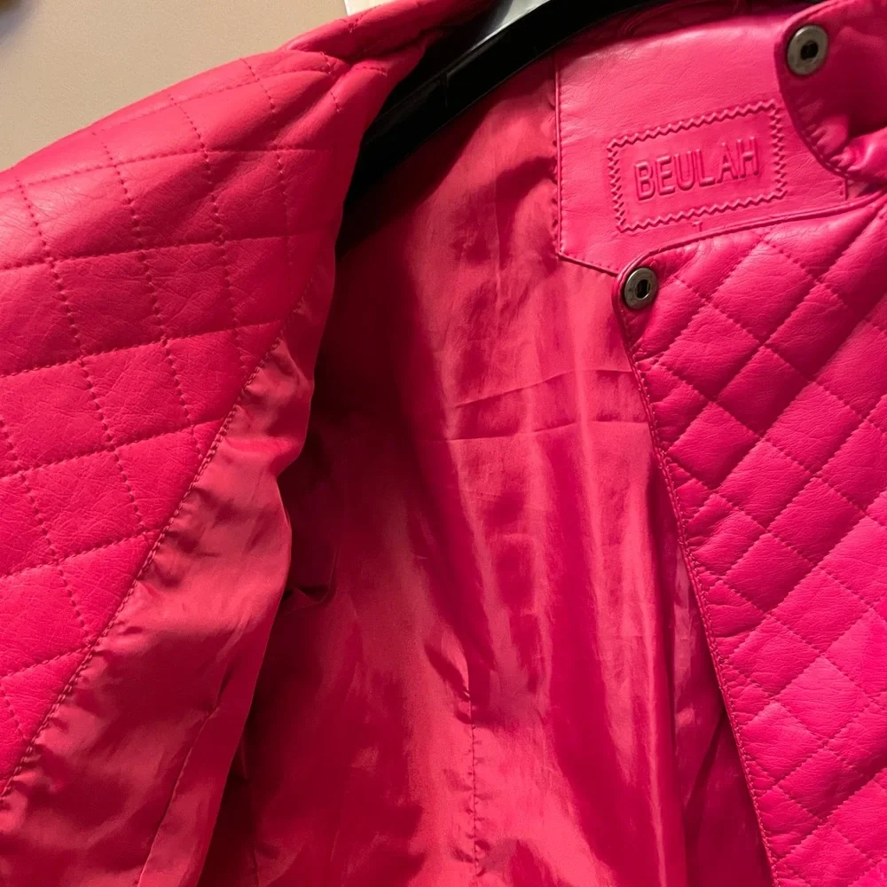 Red leather jacket! - Picture 3 of 3